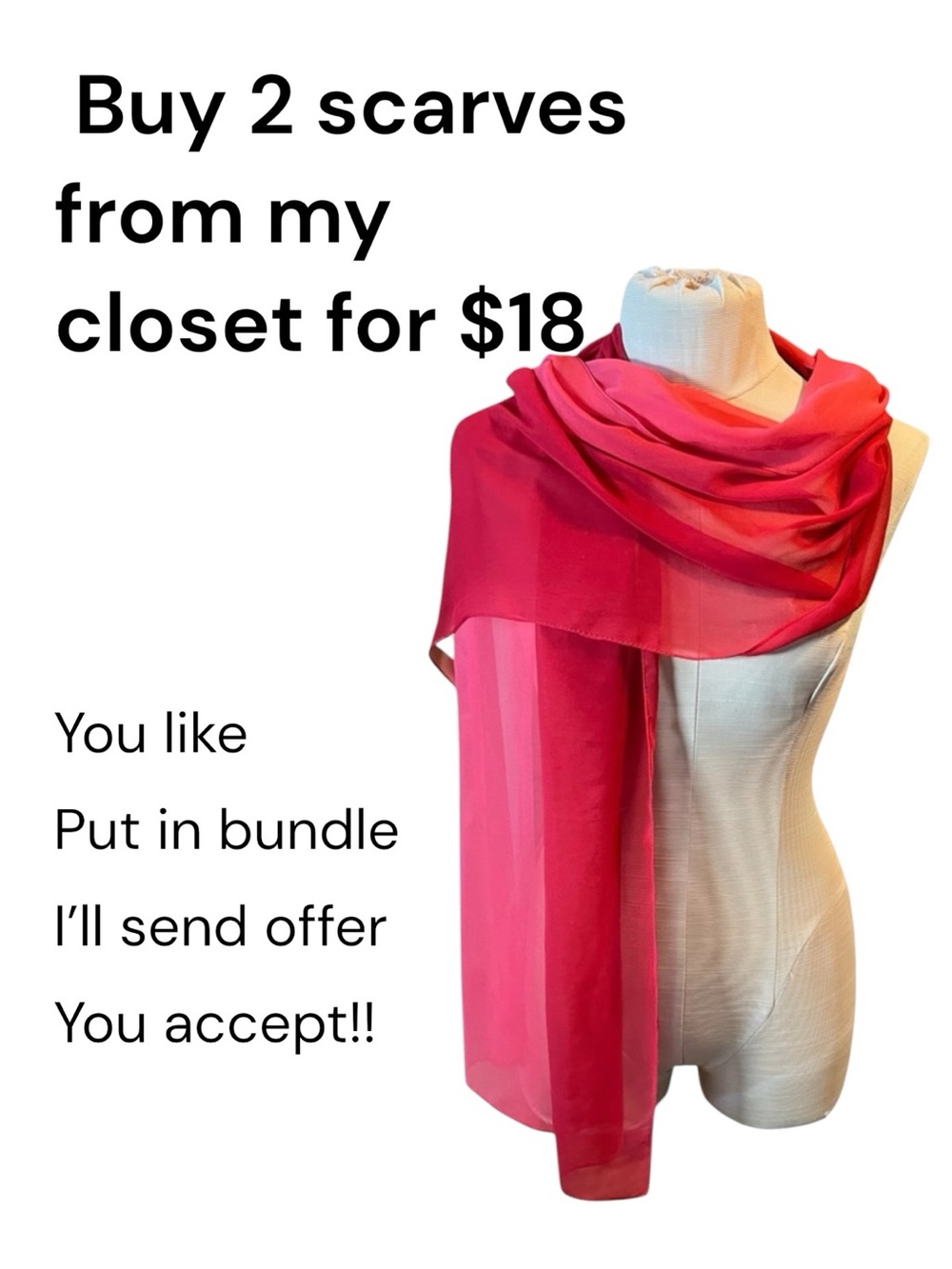 Robi Paris Chiffon Wrap Scarf